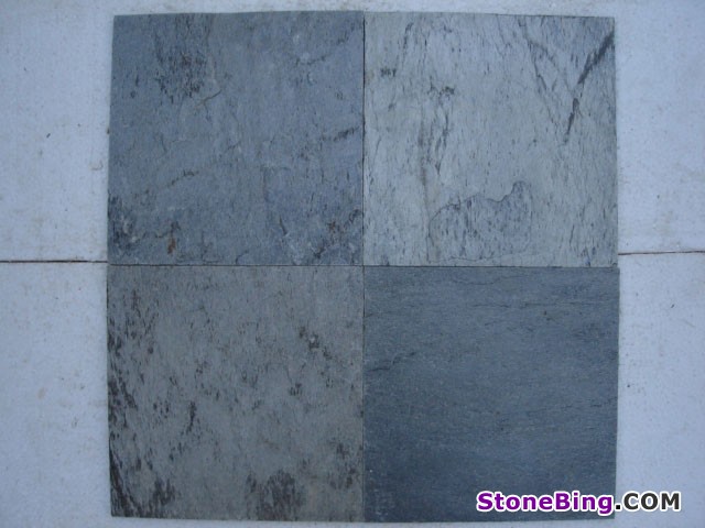 Silver Shine Slate Tile