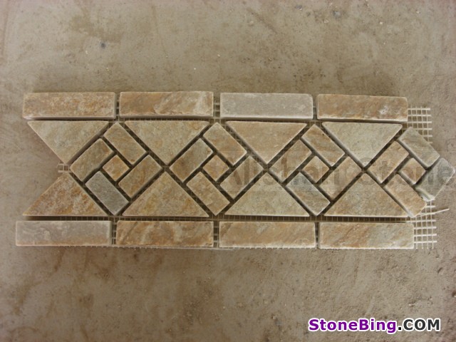 Slate Mosaic Skirting Border