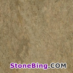 Flower Gold Slate Tile