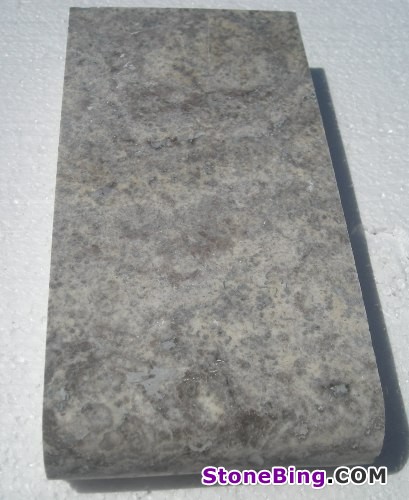 Silver Travertine Pool Coping