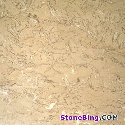 Golden Fossil Beige Marble Tile