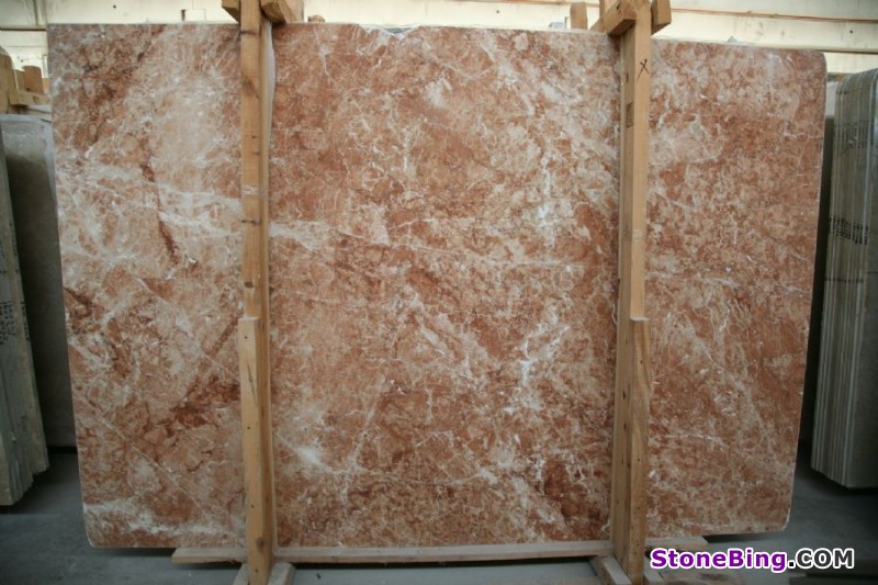 Rose Beige Marble Slab