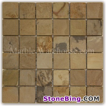 Indian Autumn Slate Mosaic