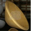 Golden Sienna Conic Sink