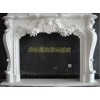 White Marble Fireplace