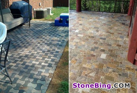 Even after recycling, natural stone retains its value and radiance