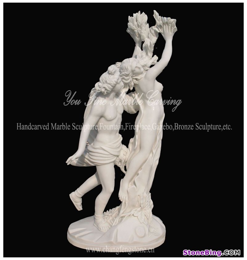 Marble Statue - Apollo and Daphne