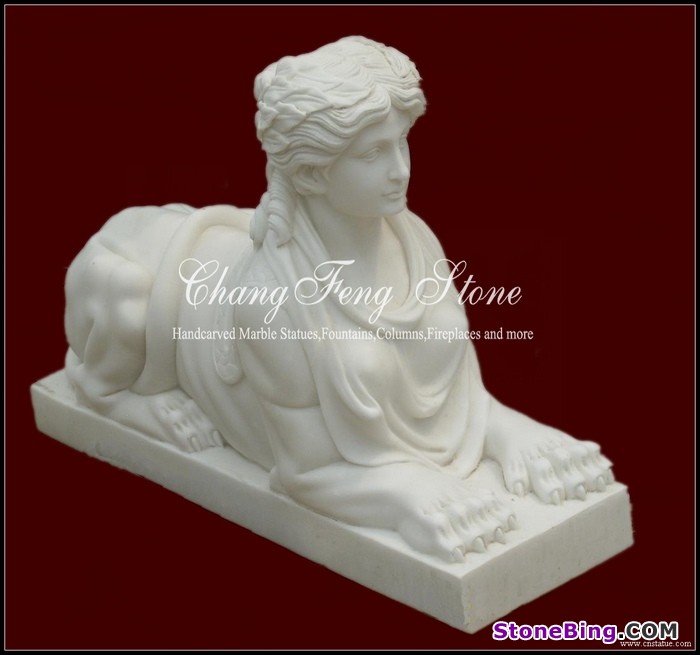 Sphinx Marble Statue