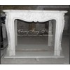 Western Style Carved Fireplace