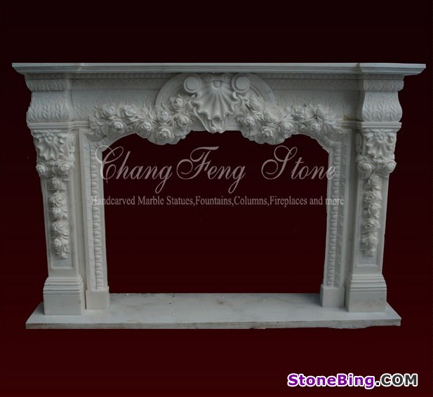 French Marble Fireplace