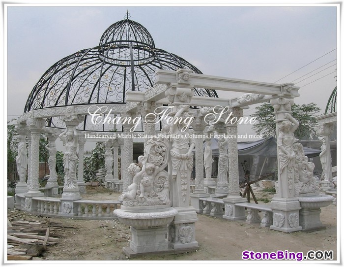 Carved Stone Pavilion CFGA-14