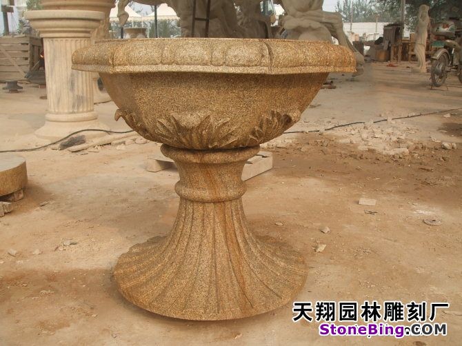 Granite Flowerpot