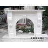 Simple Style Marble Fireplace