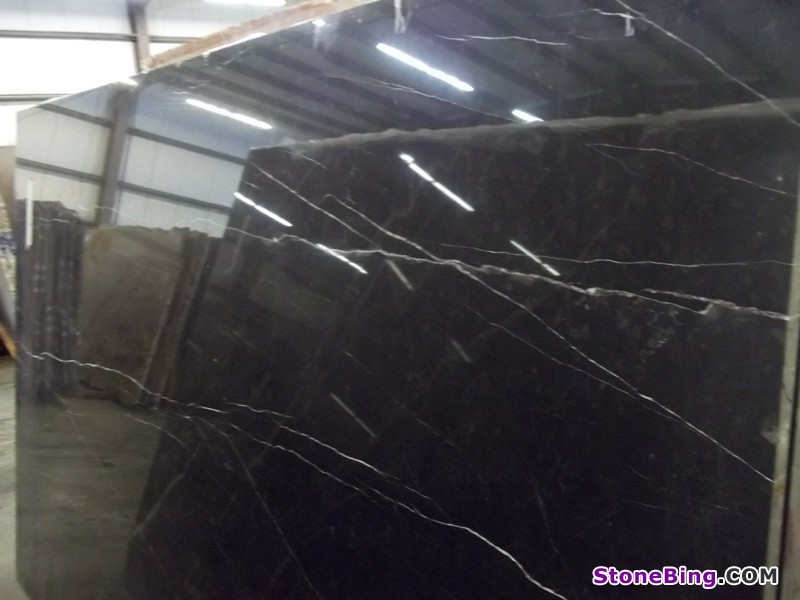 Black Marquina Marble Slab