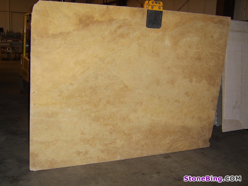 Bronze Travertine Slab