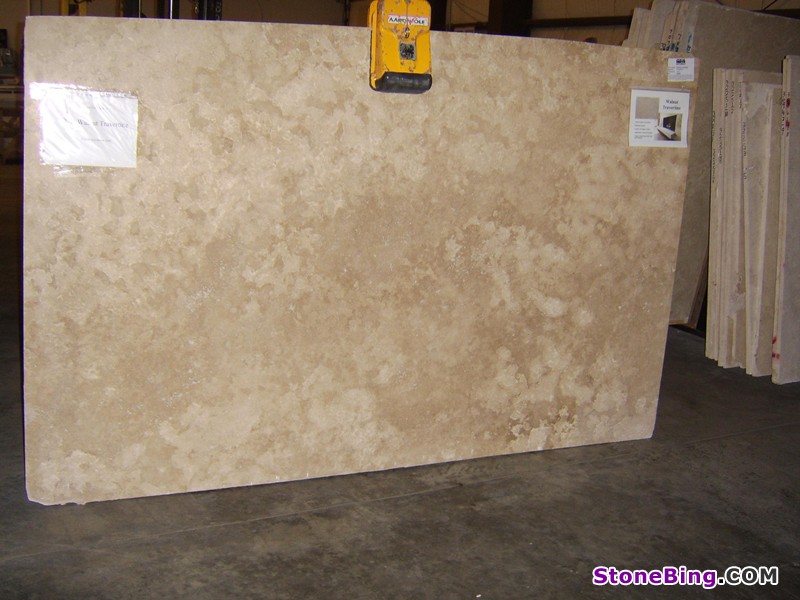 Walnut Travertine Slab