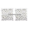 Milky White Pebbles Mosaic