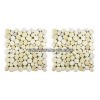 Silk Yellow Pebbles Mosaic