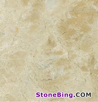 Flower Cream Marble Tile