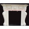 White Marble Fireplace FP015