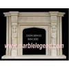 Beige Marble Fireplace FP009