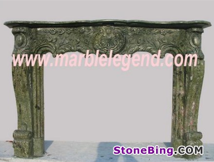 Green Marble Fireplace FP035