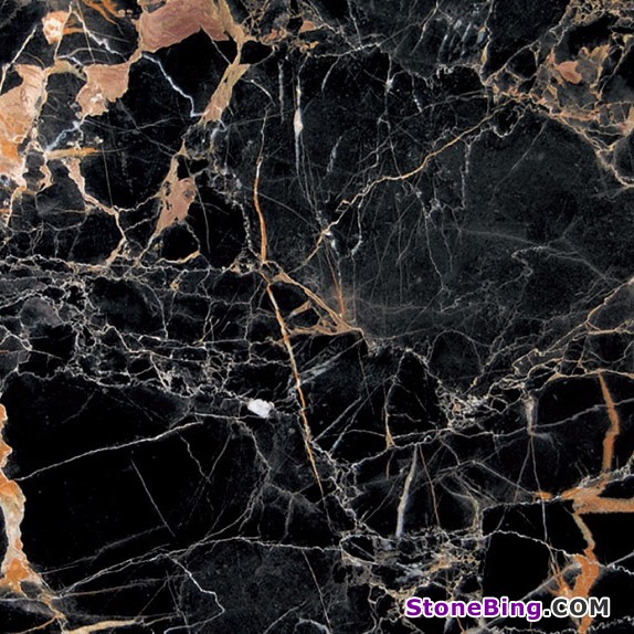 Black Gold Marble Tile