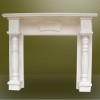 stone fireplace