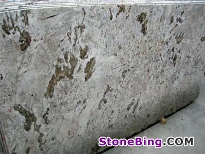 Mistic White Granite Slab