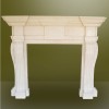 stone fireplace
