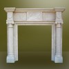 stone fireplace