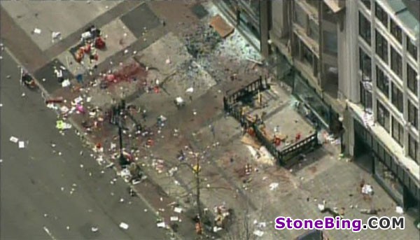Three dead in US marathon bomb
