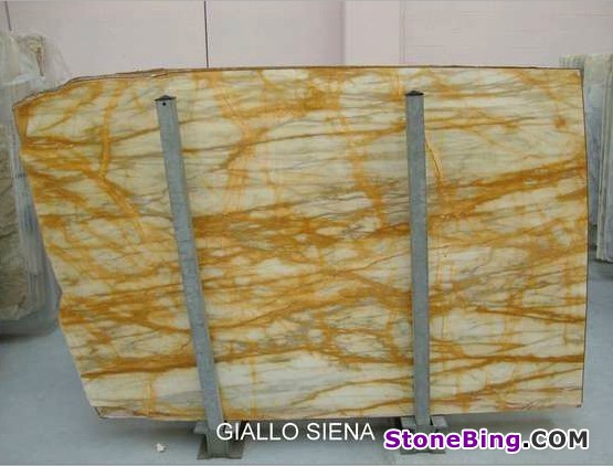 Giallo Siena Marble Slab