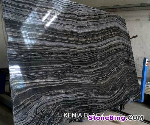 Kenia Black Marble Slab