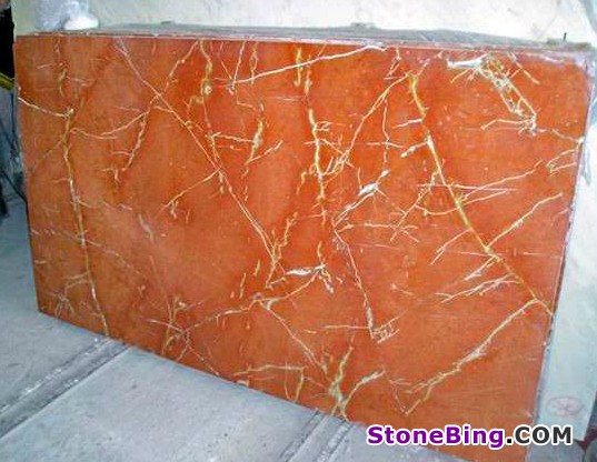 Rosso Alicante Marble Slab