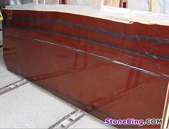 Rossa Laguna Marble Slab