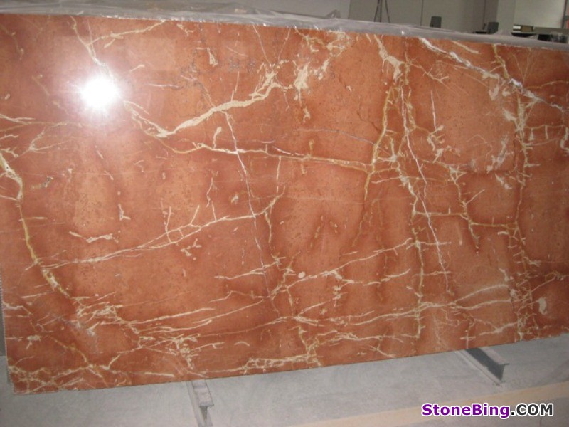 Rosso Alicante Marble Slab