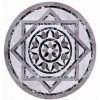 Marble Medallion - Silver Spiders, etc