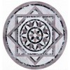 Marble Medallion - Silver Spiders, etc