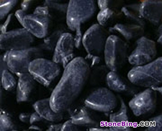 Rounded Black Cobble Stone