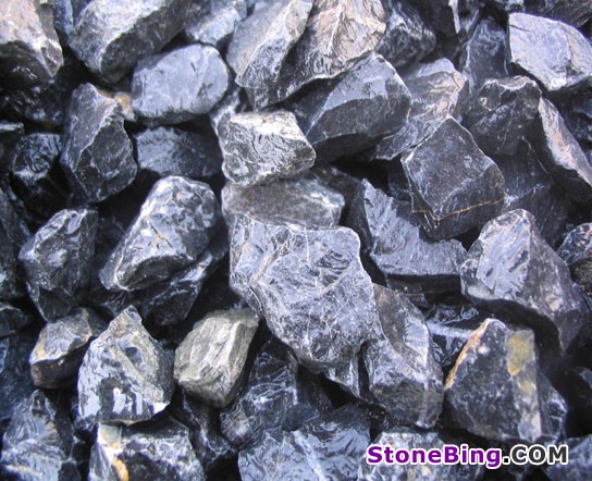 Natural Black Cobble Stone