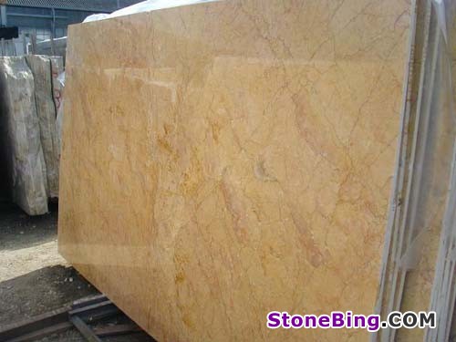 Giallo Valencia Marble Slab