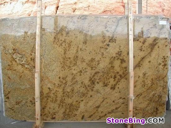 Golden Wave Granite Slab