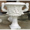 White Marble Flower Pot FLP 03