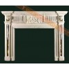 Bianco Carrara Venato Fireplace