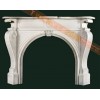 Hunan White Marble Fireplace