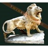 Iran Travertine Lion Sculpture