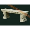 White Travertine Bench