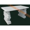 Hunan White Marble Bench