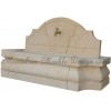 French Limestone Wall Fountain